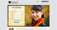 Desktop Screenshot of albanianpersonals.com